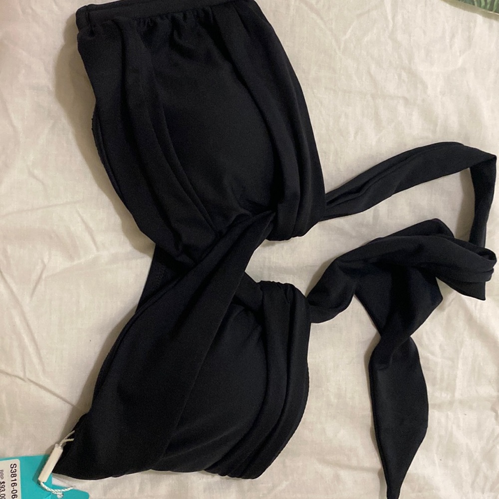 Black Bandeau Bikini Top